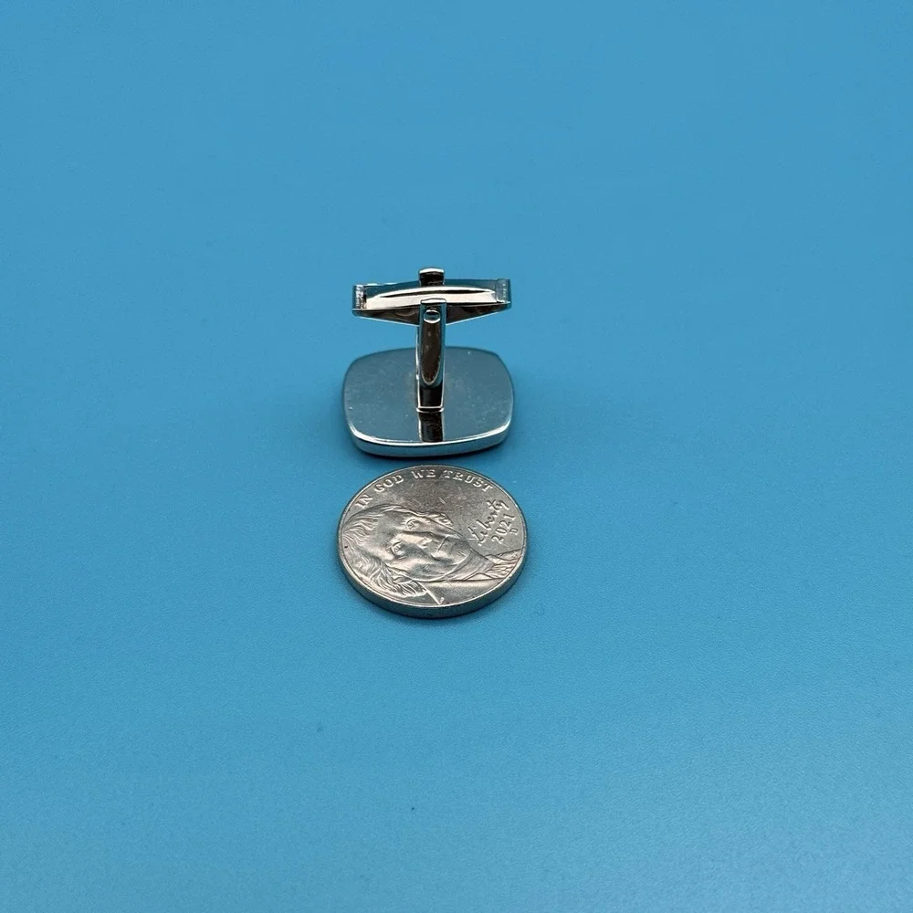 Vintage Dolan Bullock DB Sterling Silver Cable Twist Cufflinks Mens 19.7g Heavy